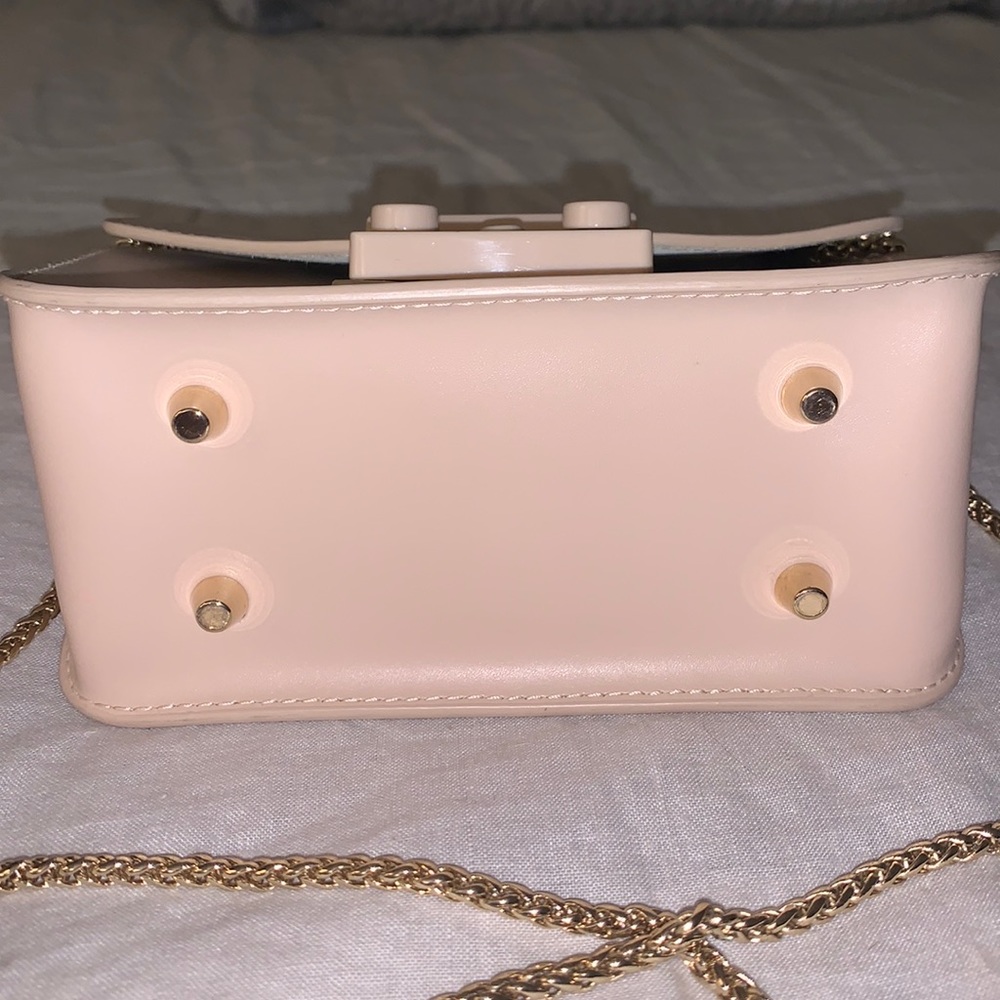 Furla Metropolis Mini Leather Crossbody Bag in Dalia / Blush Beige Nude - Picture 9 of 9